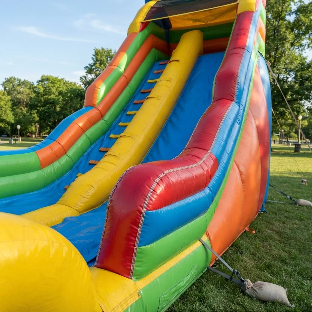 Toboggan gonflable pour enfants — LD Événements — Château gonflable Lille