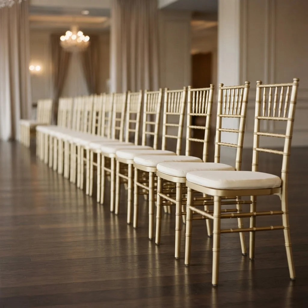 Chaises Chiavari pour mariage — LD Événements — Mobilier événementiel Lille