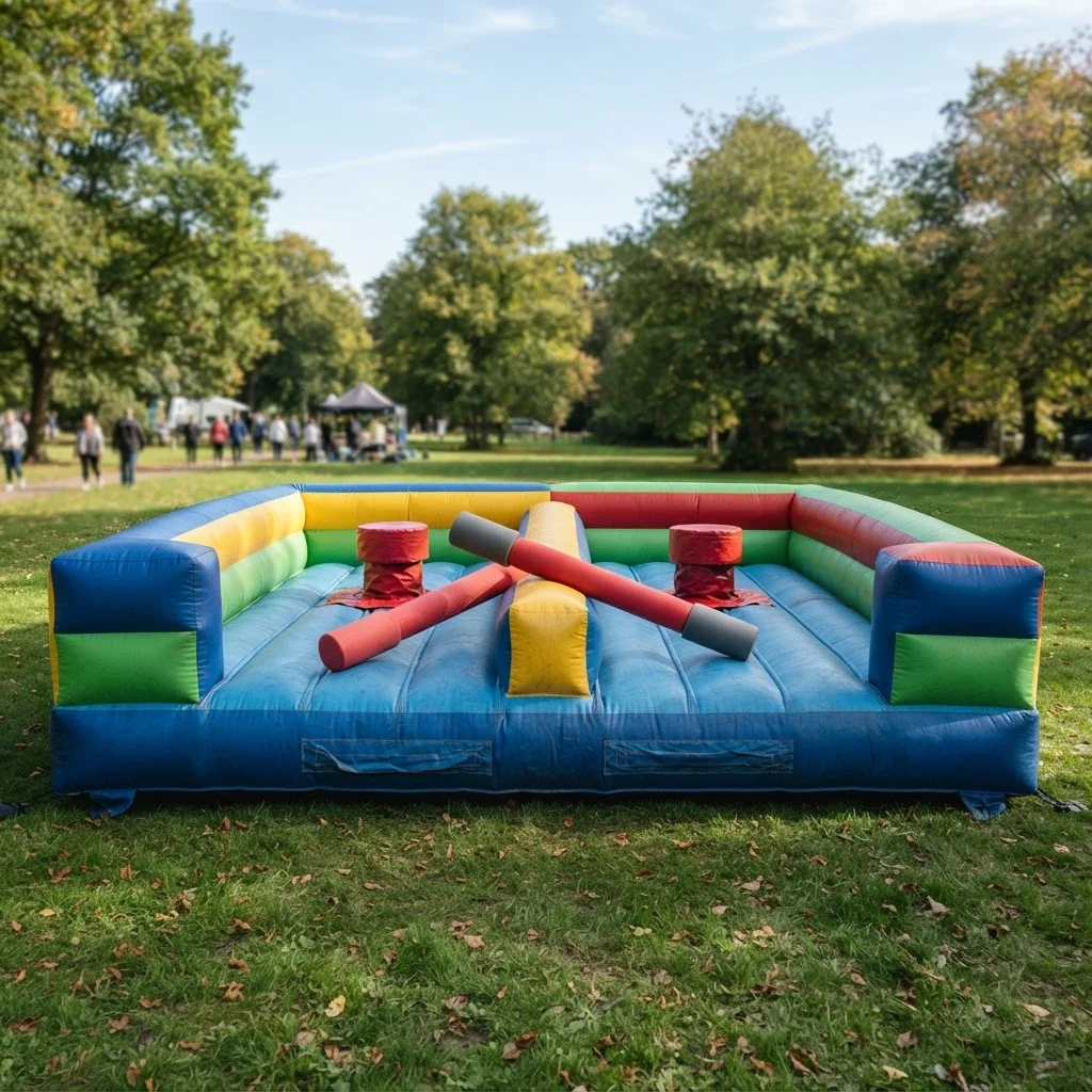 Jeu gonflable joutes pour adultes et team building — LD Événements — Château gonflable Lille