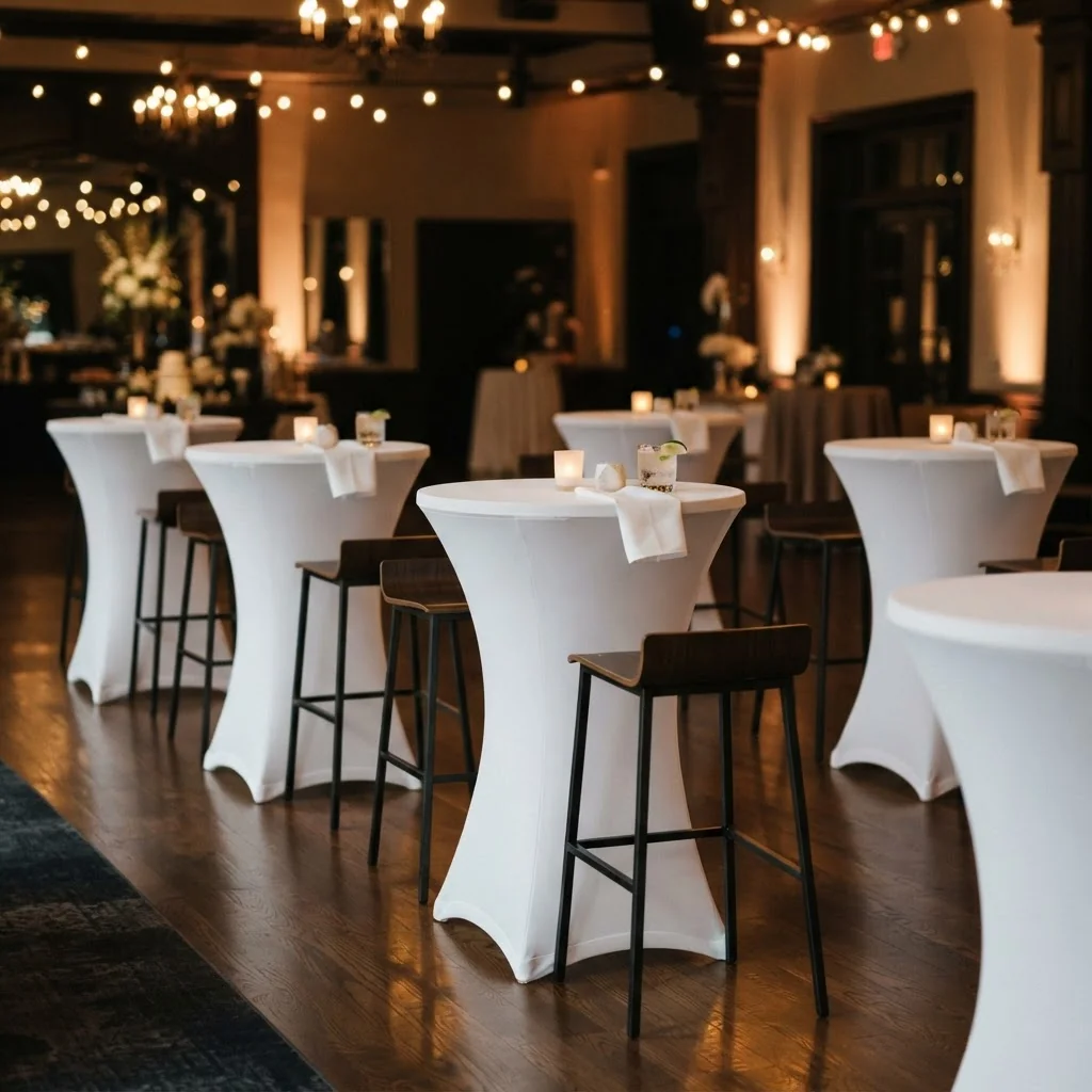 Pack cocktail mange-debout — location mobilier événementiel avec montage LD Événements